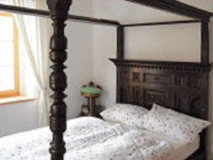 Schlafzimmer der Ferienwohnung Marias Glück Schlafzimmer der Ferienwohnung Marias Glück